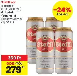 Steffl sör dobozos