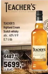 Highland Cream Scotch whisky 0.7 l/db