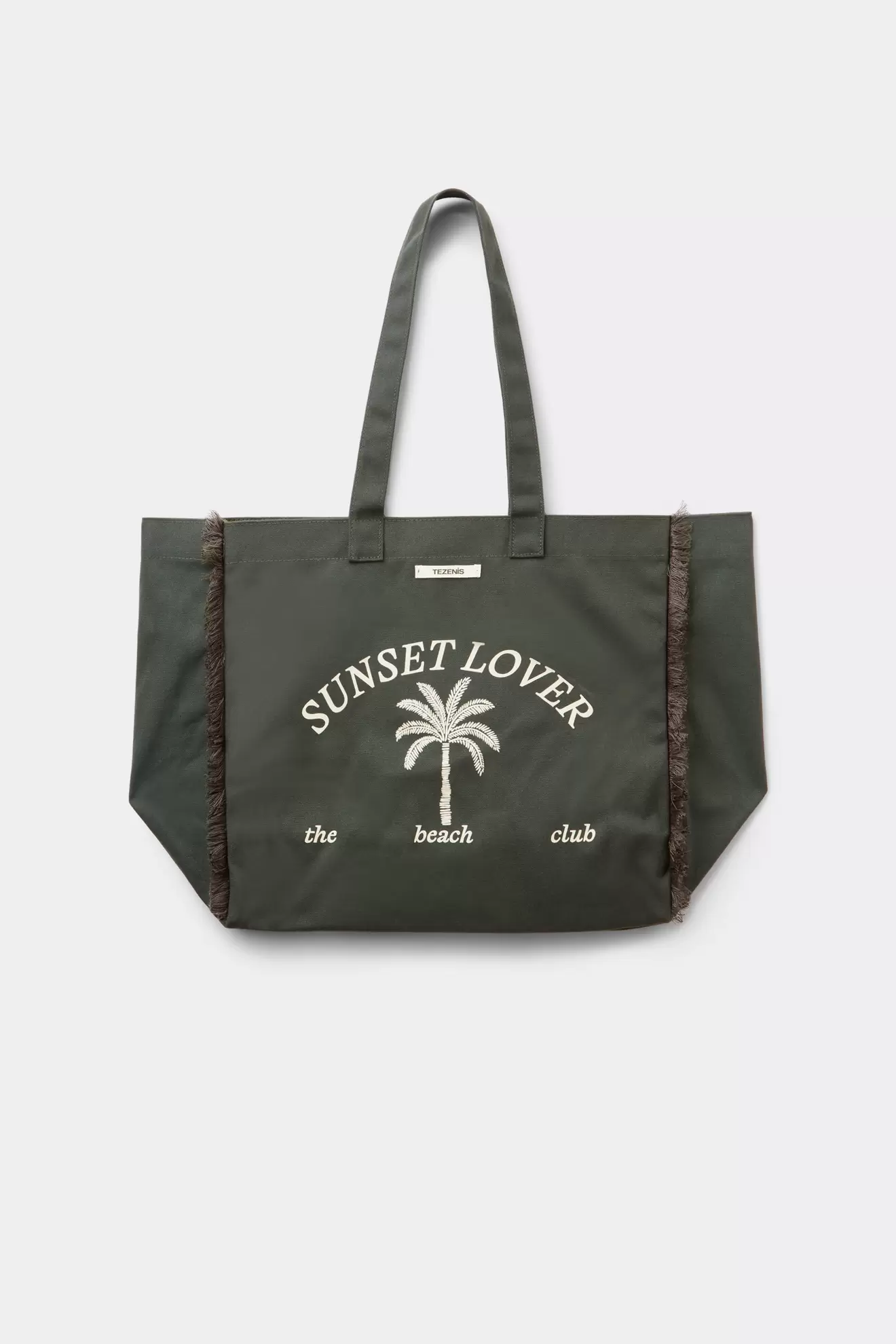 Nagy Méretű Vízálló Vászon Strandtáska Tezenis Logóval