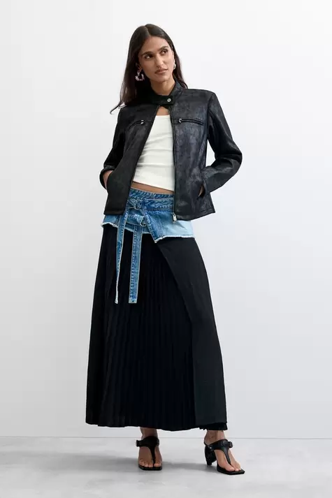 Jacket Leather Effect