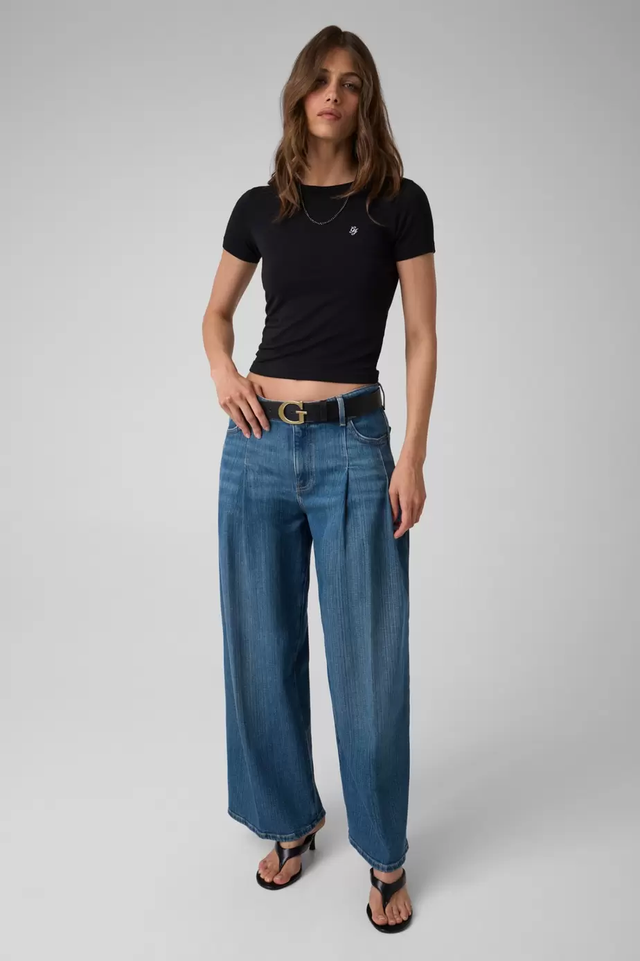 G12 Pleated jeans
