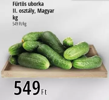 Fürtös uborka