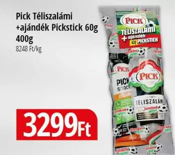 Téliszalámi + Pickstick