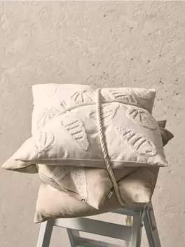 Párnahuzat kagyló mintával