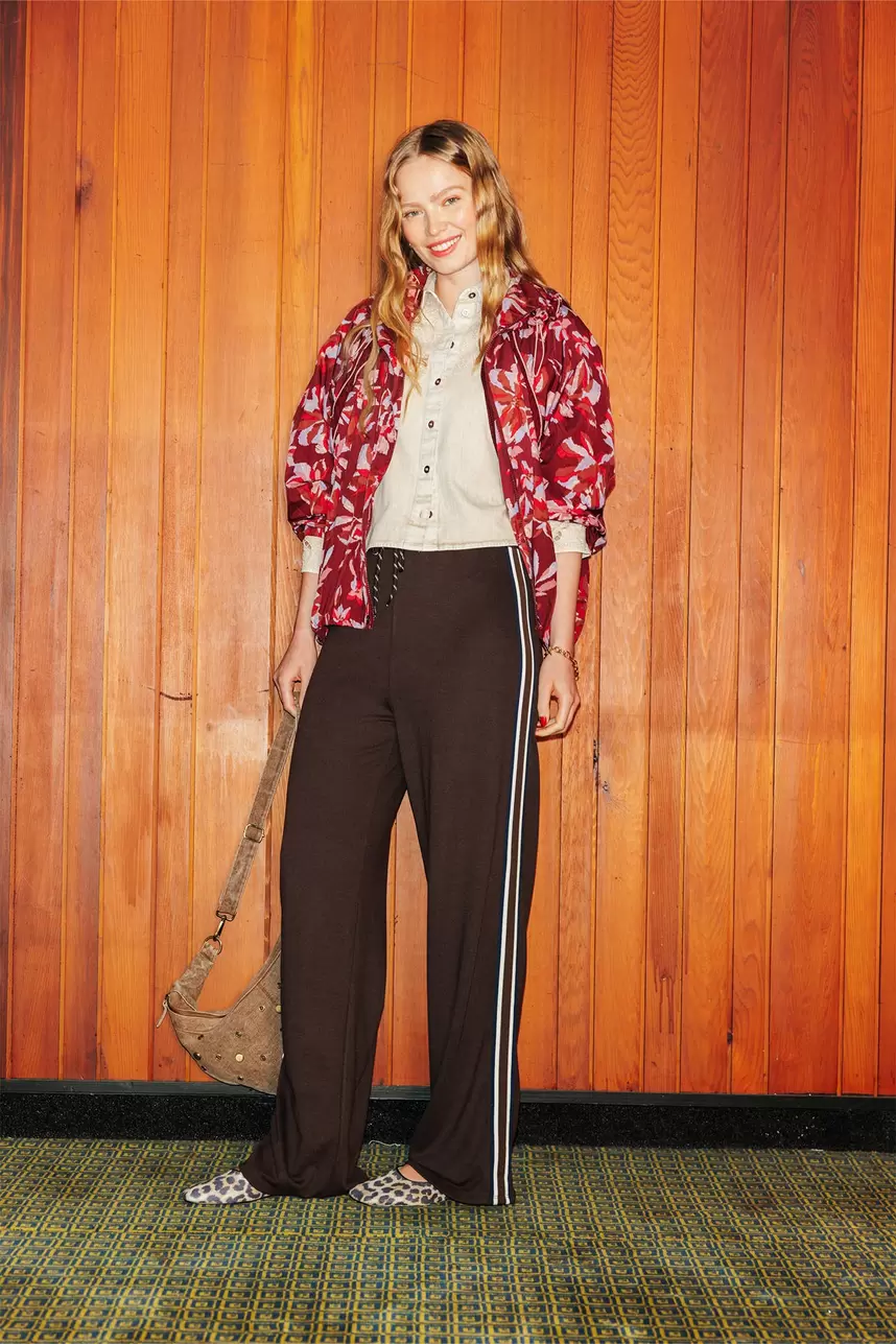 Wideleg jogging trousers