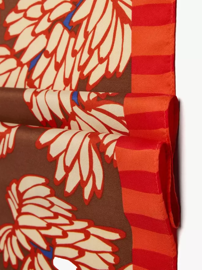 Square printed scarf