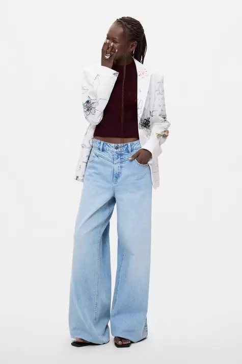 Blazer With Floral Print