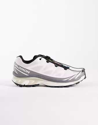 Salomon XT-6 trainers in cloudburst and icy pink