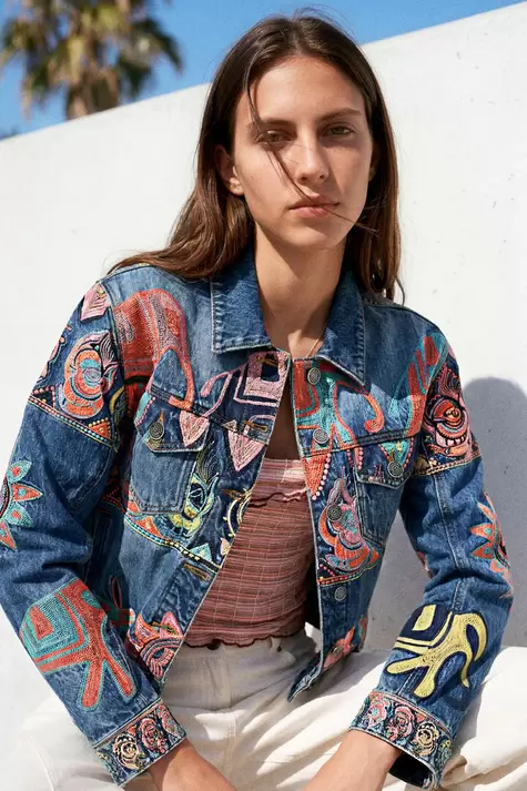 Printed Jacket 100% Cotton