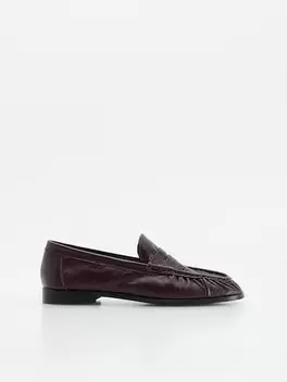 Bőr loafer cipő