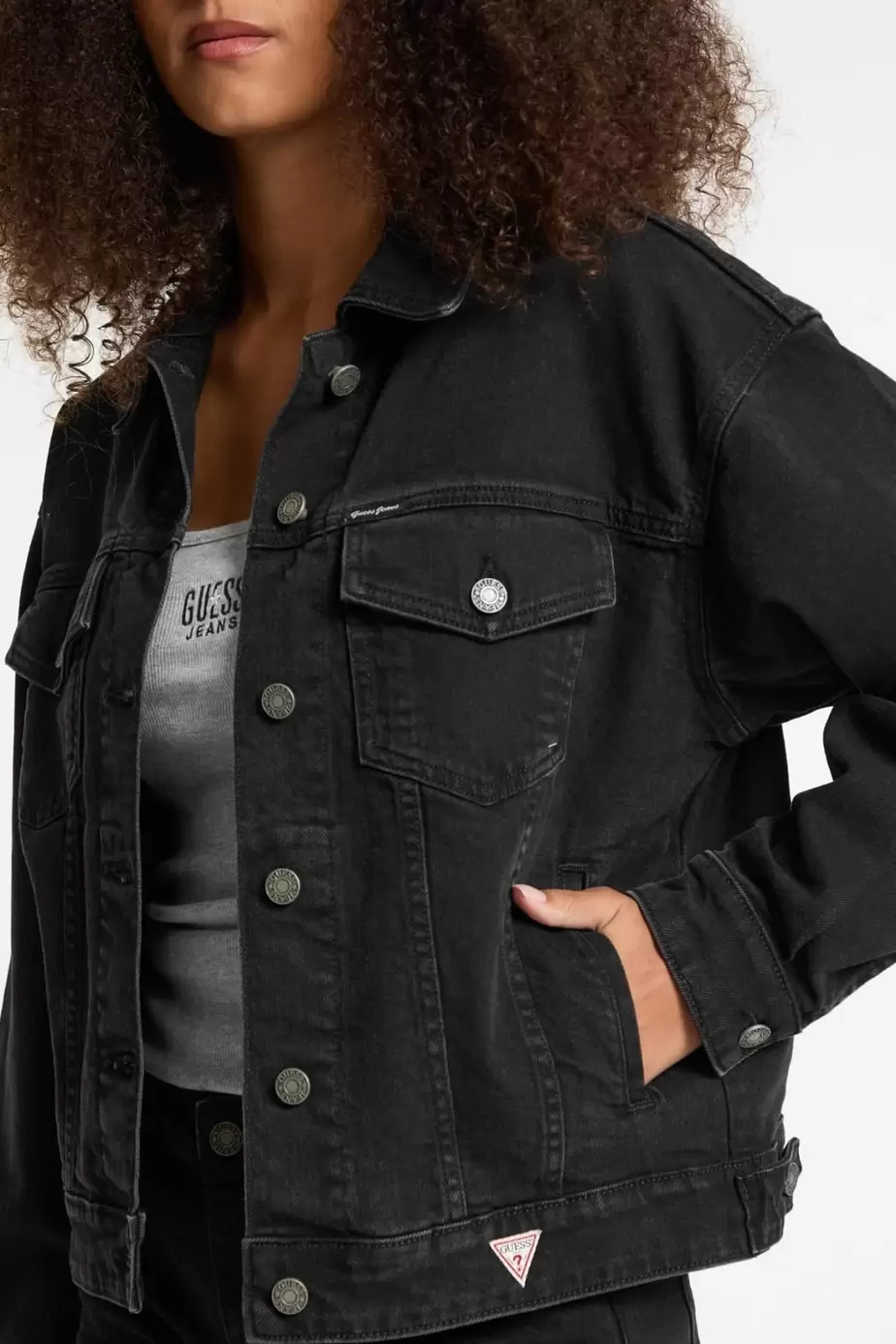 Oversized Denim Trucker Jacket