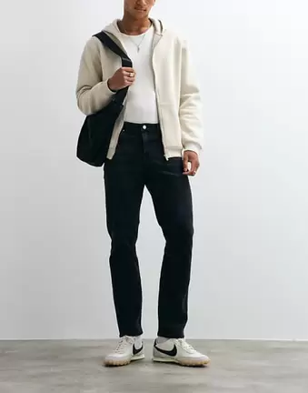 ASOS DESIGN stretch slim jeans in washed black