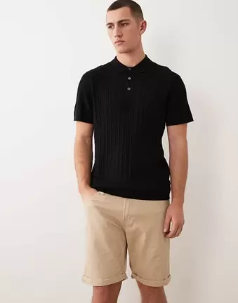 Jack & Jones Intelligence slim 5 pocket short in beige