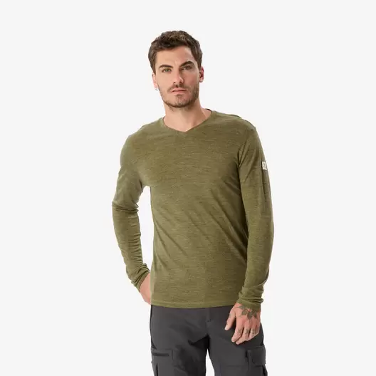 Férfi hosszú ujjú túra póló, merinógyapjú - Merino Fresh