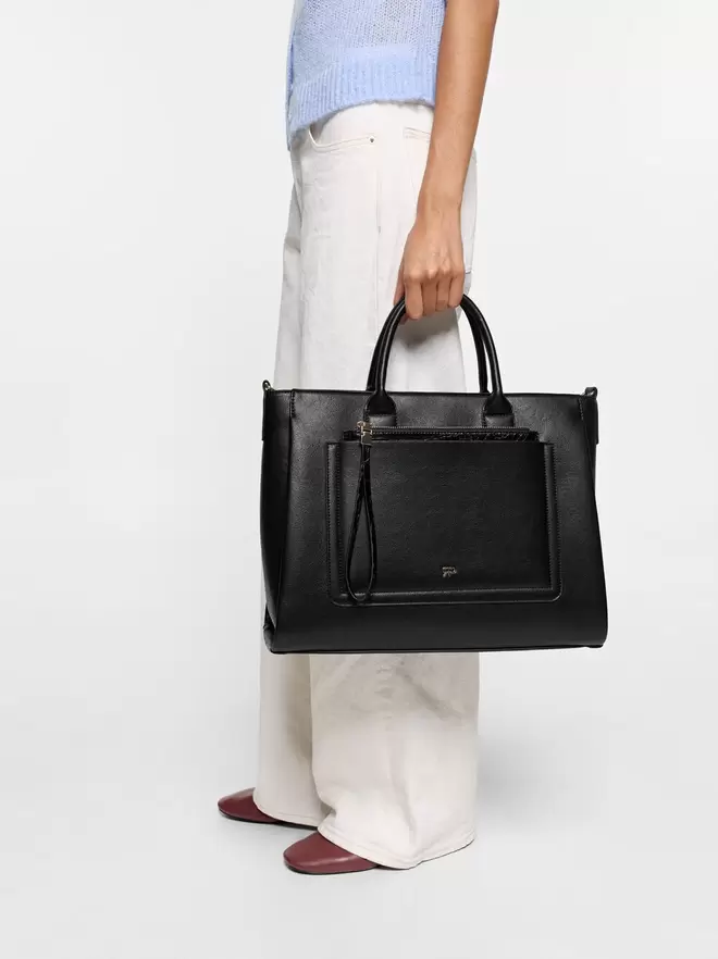 13" laptop bag with removable pouch