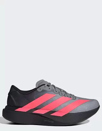 adidas Running Adizero EVO SL trainers in black and pink