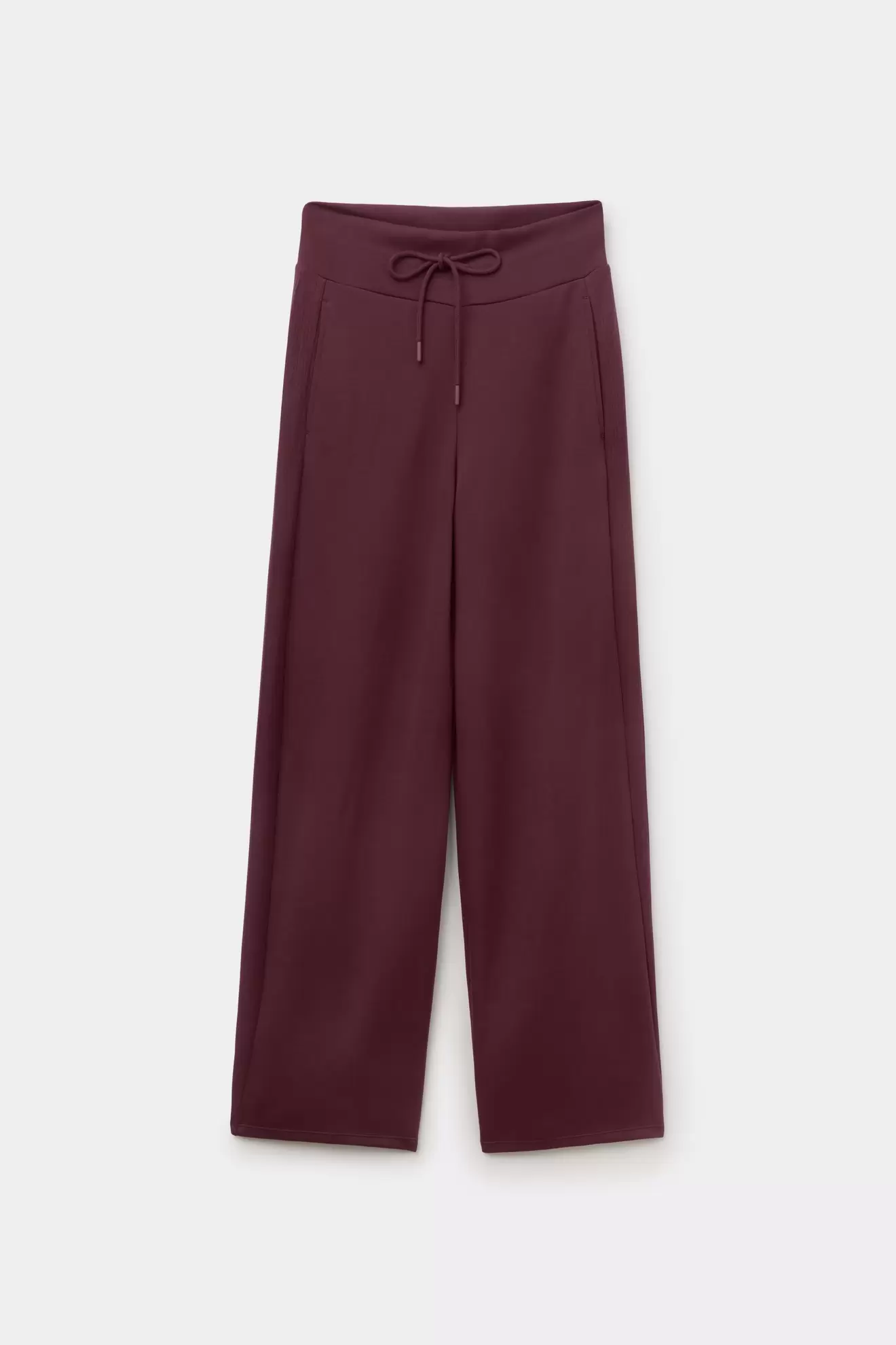 Superior Softness Bő Szárú Nadrág Bordás Csíkokkal