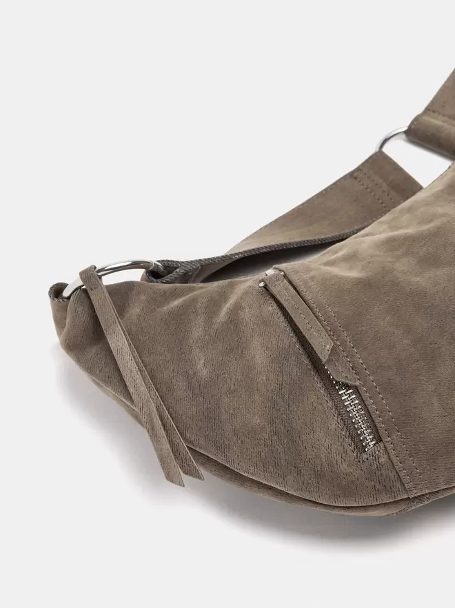 Half-moon shoulder bag