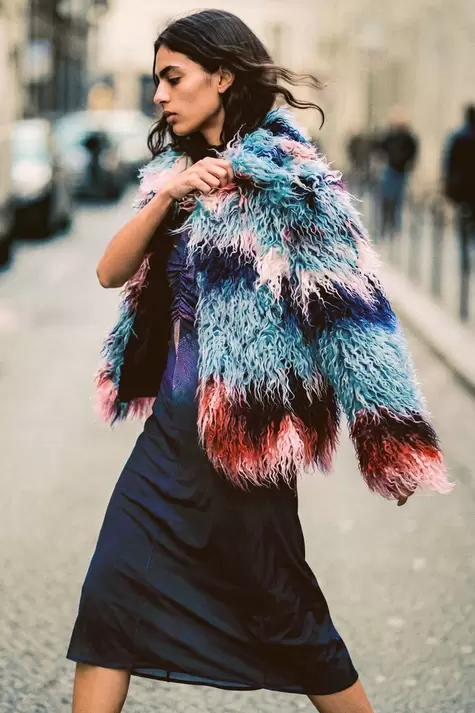Coat designed by Mr. Christian Lacroix