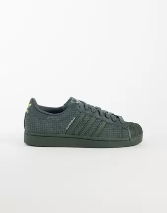 adidas Originals Superstar II trainers in grey with grid detailing