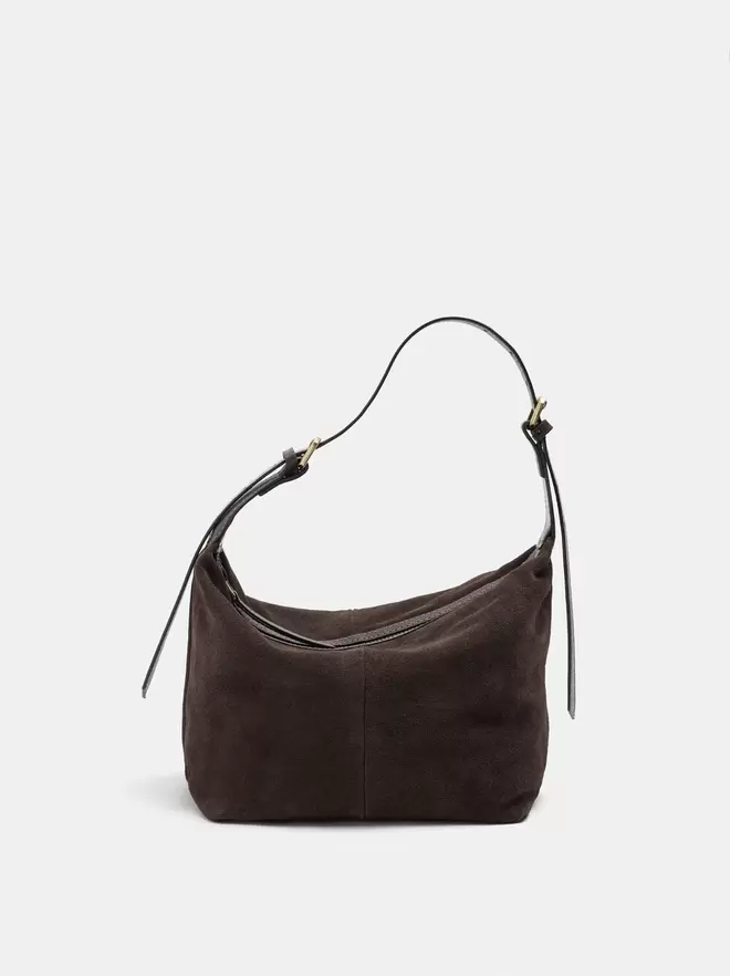 Leather shoulder bag