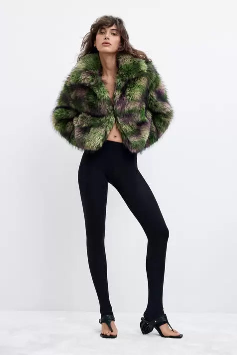 Synthetic Fur Coat Lacroix