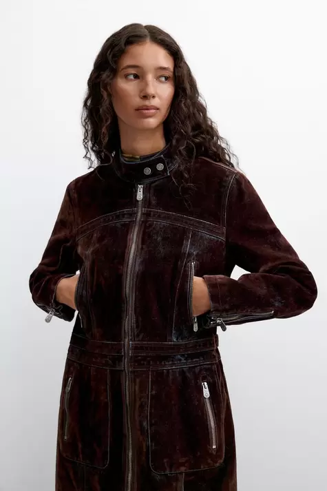 Midi coat 100% cotton