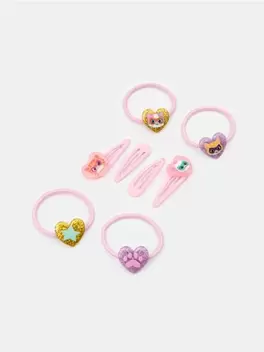 Hajgumi és hajcsat szett 8 pack Gabby’s Dollhouse