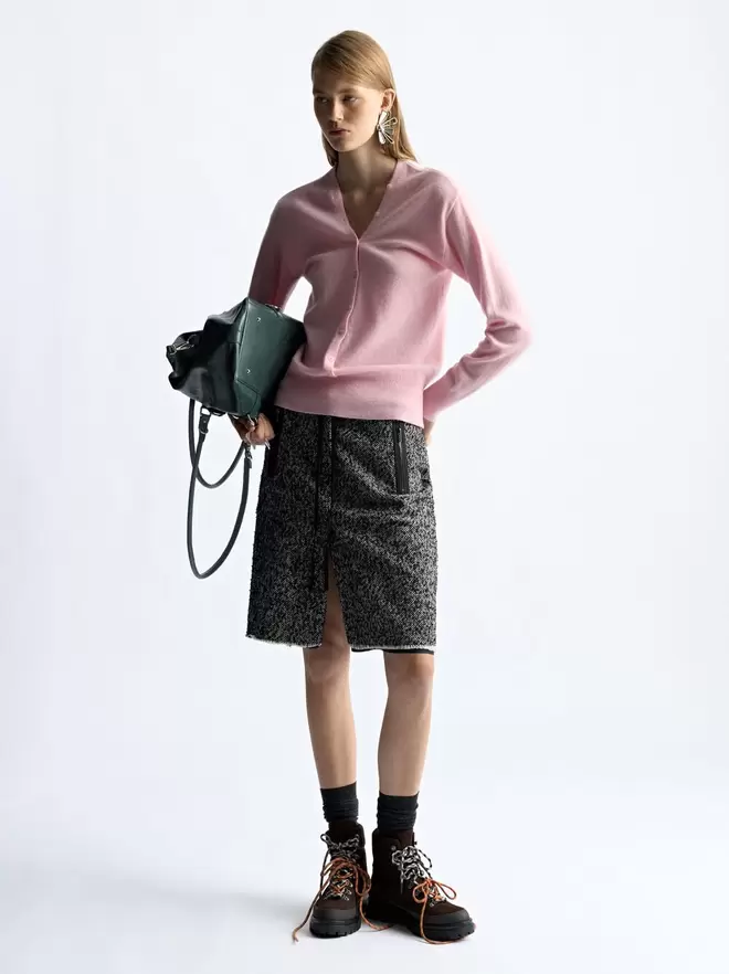 100% cashmere knit sweater