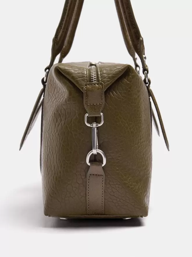 Textured shoulder bag