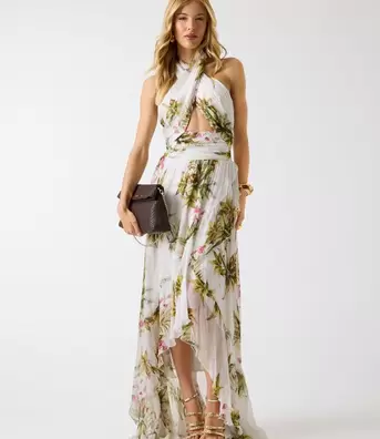 Marciano halter-neck maxi dress