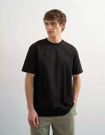 Topman relaxed fit t-shirt in black