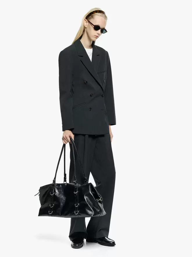 Classic double-breasted blazer