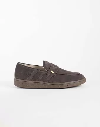 adidas Originals Handball Spezial gum sole loafers in aurora coffee brown