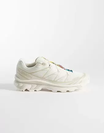 Salomon XT-6 unisex trainers in vanilla ice