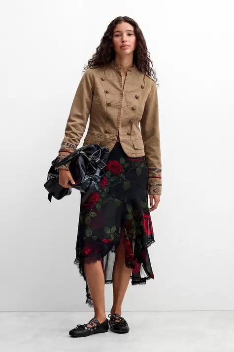 Regular cotton jacket
