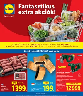 Lidl katalógus | Érvényes 03.05-től | 2026-03-05T00:00:00.000Z - 2026-03-08T00:00:00.000Z