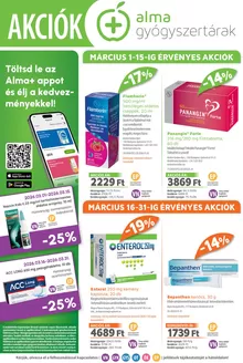 Alma Gyógyszertárak katalógus, Kiskunmajsa | 2026 . március | 2026-03-01T00:00:00.000Z - 2026-03-31T00:00:00.000Z