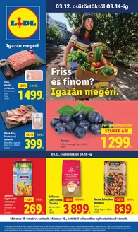 Lidl katalógus, Nádudvar | Akciós újság 11. hét | 2026-03-12T00:00:00.000Z - 2026-03-18T00:00:00.000Z