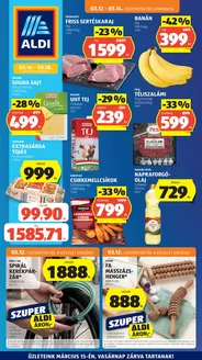 Aldi katalógus, Székesfehérvár | Előző heti ALDI akciós újság | 2026-03-12T00:00:00.000Z - 2026-03-18T00:00:00.000Z