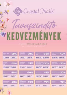 Crystal Nails katalógus, Budapest | Crystal Nails akciós | 2026-03-02T00:00:00.000Z - 2026-03-31T00:00:00.000Z