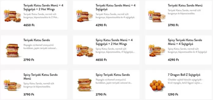 KFC katalógus | Menu | 2026-03-16T00:00:00.000Z - 2026-04-10T00:00:00.000Z