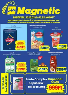 Magnetic katalógus, Gyál | Magnetic ajánlatunk érvényes 2026.03.25 | 2026-03-19T00:00:00.000Z - 2026-03-25T00:00:00.000Z