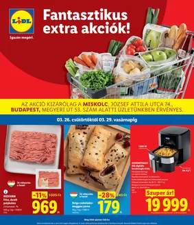 Lidl katalógus, Kiskunmajsa | Érvényes 03.26-tól | 2026-03-26T00:00:00.000Z - 2026-03-29T00:00:00.000Z