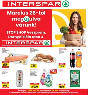 Interspar katalógus, Kiskunmajsa | Ajánlatok kedvezményvadászoknak | 2026-03-26T00:00:00.000Z - 2026-04-04T00:00:00.000Z