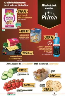 Príma katalógus, Budaörs | Príma Március 26-április 4. | 2026-03-26T00:00:00.000Z - 2026-04-04T00:00:00.000Z