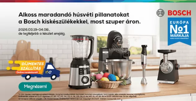 Euronics katalógus | Vonzó különleges ajánlatok mindenki számára | 2026-03-19T00:00:00.000Z - 2026-04-08T00:00:00.000Z