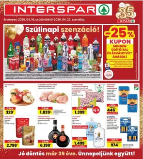 Interspar katalógus, Kőszeg | INTERSPAR | 2026-04-16T00:00:00.000Z - 2026-04-22T00:00:00.000Z