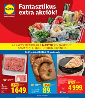 Lidl katalógus, Bonyhád | Érvényes 04.23-tól | 2026-04-23T00:00:00.000Z - 2026-04-26T00:00:00.000Z