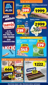 Aldi katalógus, Hódmezővásárhely | Alza ajánlatunk érvényes 2026.05.05 | 2026-04-30T00:00:00.000Z - 2026-05-05T00:00:00.000Z